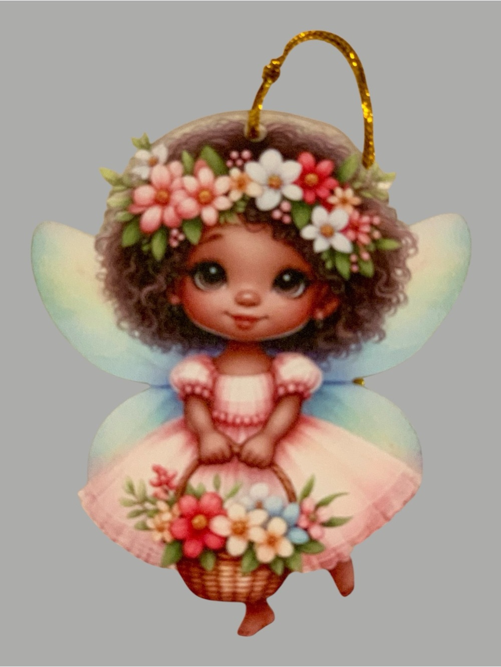A Lot 4 Acrylic Fairy Hanging Ornament Pendants Great for resellers - Picture 4 of 5